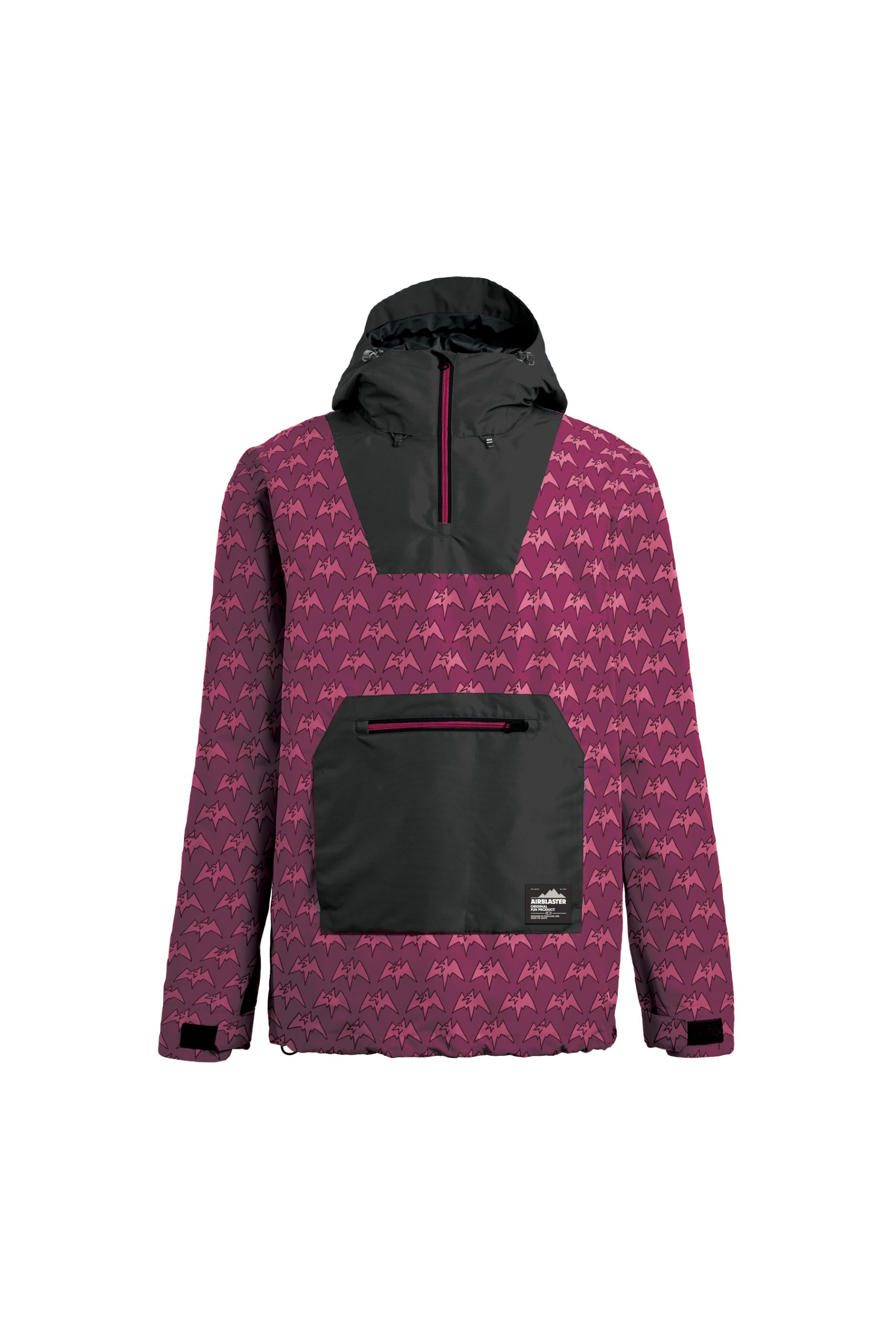 geaca_snow_freedom_pullover_magenta_terry_snowboardpro_