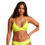 Bikini Top Volcom Simply Rib Lime Green