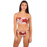 Bikini Roxy Garden Trip Regular Marsala isha Brown XS