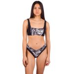 Bikini Top Hurley Party Palm Rib Bralette Black S