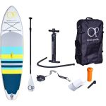 Paddle Board Ocean Pacific Malibu All Round 10'6 gonflabil Alb /Gri/Galben