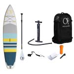 SUP Ocean Pacific Laguna Lite 11'6 Gonflabil Alb /Gri/Galben