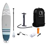 SUP Ocean Pacific Laguna Lite 11'6 Gonflabil Alb /Gri/Turcoaz