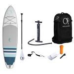 SUP Ocean Pacific Malibu Lite 10'6 Gonflabil Alb /Gri/Turcoaz