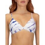 Bikini Top Hurley Rib Spider Royale Tri Racer Blue White L