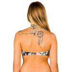 Bikini Top O'neill Ruby Bandeau pink black 34