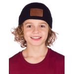 Caciula Blue Tomato Brown Pu Faux Patch Black