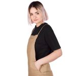 Pantaloni Scurti Salopeta Joanna Dungarees Chinchilla Brown XL