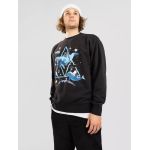 Bluza HUF Space Dolphins Wash Crewneck Black S