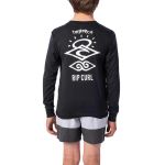 Bluza Lycra Copii Rip Curl Search Logo Longsleeve Lycra Black T10