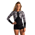 Neopren Rip Curl Madi L/SI Boyleg Spring Black White 14