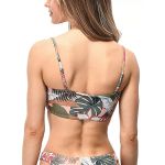 Bikini Top Damsel Sandstone Leaves Pale Almond