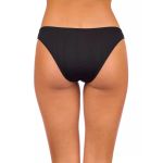 Bikini Damsel Flat Rib Black