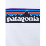 Bluza Patagonia - P-6 Logo Responsibili Long Sleeve White