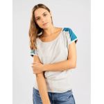 Tricou Kazane Juni Light Heather Grey Ink Black