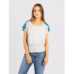 Tricou Kazane Juni Light Heather Grey Ink Black