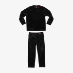 AIRHOLE - Milk Fleece Thermal SET - BLACK W25 (Copii)