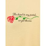 Tricou Petals and Peacoks My Petals Yellow