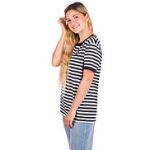 Tricou Coal Jetty Black White