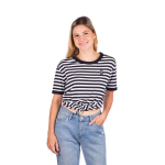 Tricou Coal Jetty Black White