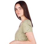 Tricou Kazane Ella Tea Print Green