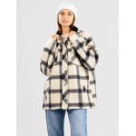 Geaca Iarna Coal Sheila BRown White Plaid