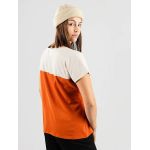 Tricou Kazane Yrsa Orange Oatmeal Gold Flam