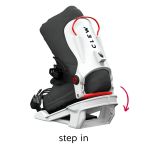 Legaturi Snowboard CLEW Freedom 1.0 White 2025 L