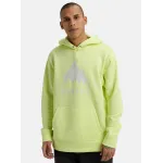 Hanorac BURTON - Men's Oak Pullover Hoodie - Glow Yellow Green Heather
