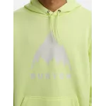 Hanorac BURTON - Men's Oak Pullover Hoodie - Glow Yellow Green Heather
