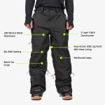 SET Geaca Ski Snowboard Endeavor 3L Shelter x Pantaloni Ski Snowboard ENDEAVOR 3L Elite