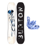Placa Snowboard BURTON - Women's - FEELGOOD Camber JELLYFISH 146 W26 x Legaturi Snowboard BURTON - Women's - CITIZEN PERIWINKLE M W26