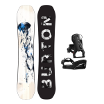 Placa Snowboard BURTON - Women's - FEELGOOD Camber JELLYFISH 146 W26 x Legaturi Snowboard CLEW Independence 1.0 2026 - Black