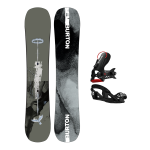 Placa Snowboard BURTON - Men's - INSTIGATOR PurePop Camber SNRBD W26 x Legaturi Snowboard CLEW Freedom 1.0 2025 Black