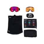 Ochelari Ski Snowboard Unisex Anon M4 Cylindrical Black Red