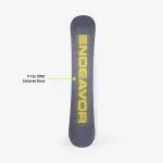 SET Placa Snowboard ENDEAVOR - BOD QSL 2025 157W x Legaturi Snowboard UNION Men's ULTRA 2025 Army Green M