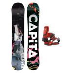 Placa Snowboard CAPiTA D.O.A. 2026 x Legaturi Snowboard UNION Men's ULTRA 2025 Hot Red