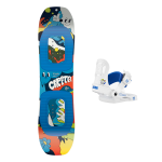 SET CAPiTA MICRO MINI 2026 x Legaturi Snowboard UNION Kid's 2026 CADET One White