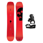 Placa Snowboard CAPiTA THE BLACK SNOWBOARD OF DEATH 2026 159 x Legaturi Snowboard CLEW Independence 1.0 2026 Black