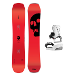 Placa Snowboard CAPiTA THE BLACK SNOWBOARD OF DEATH 2026 159 x Legaturi Snowboard CLEW Independence 1.0 2026 White