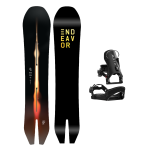 SET Endeavor ARCHETYPE 158 x Legaturi Snowboard CLEW Independence 1.0 2026 - Black