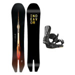 SET Endeavor ARCHETYPE 158 x Legaturi Snowboard UNION Men's ATLAS PRO 2026 Metallic Black M