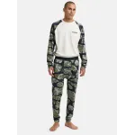 1ST Layer BURTON - Men's Midweight Base Layer Pants - Graffiti Camo
