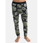 1ST Layer BURTON - Men's Midweight Base Layer Pants - Graffiti Camo