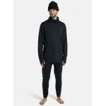1ST Layer BURTON - Men's Midweight Base Layer Long Neck Shirt - True Black