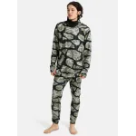 1ST Layer BURTON - Men's Midweight Base Layer Long Neck Shirt - Graffiti Camo