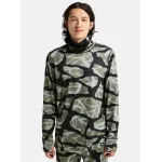 1ST Layer BURTON - Men's Midweight Base Layer Long Neck Shirt - Graffiti Camo