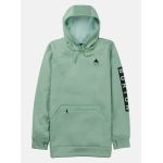 Hanorac BURTON - Women's Oak Pullover Hoodie - SOFT SAGE HEATHER S