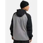 Hanorac Termal BURTON - Men's Crown Weatherproof Full-Zip Gray Heather / True Black