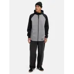 Hanorac Termal BURTON - Men's Crown Weatherproof Full-Zip Gray Heather / True Black